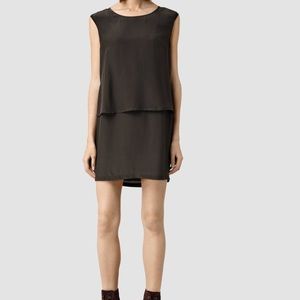 NWOT All Saints Anya silk dress